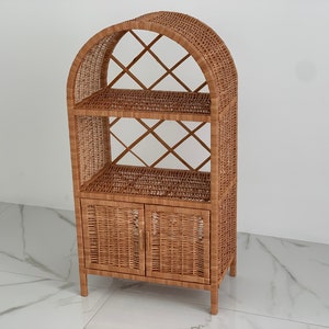 Сhest of drawers,Wicker shelf, Wicker Dresser