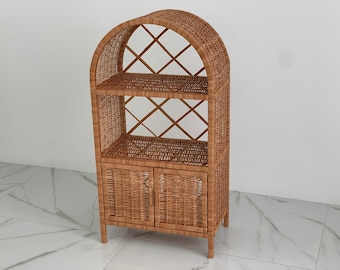 Сhest of drawers,Wicker shelf, Wicker Dresser