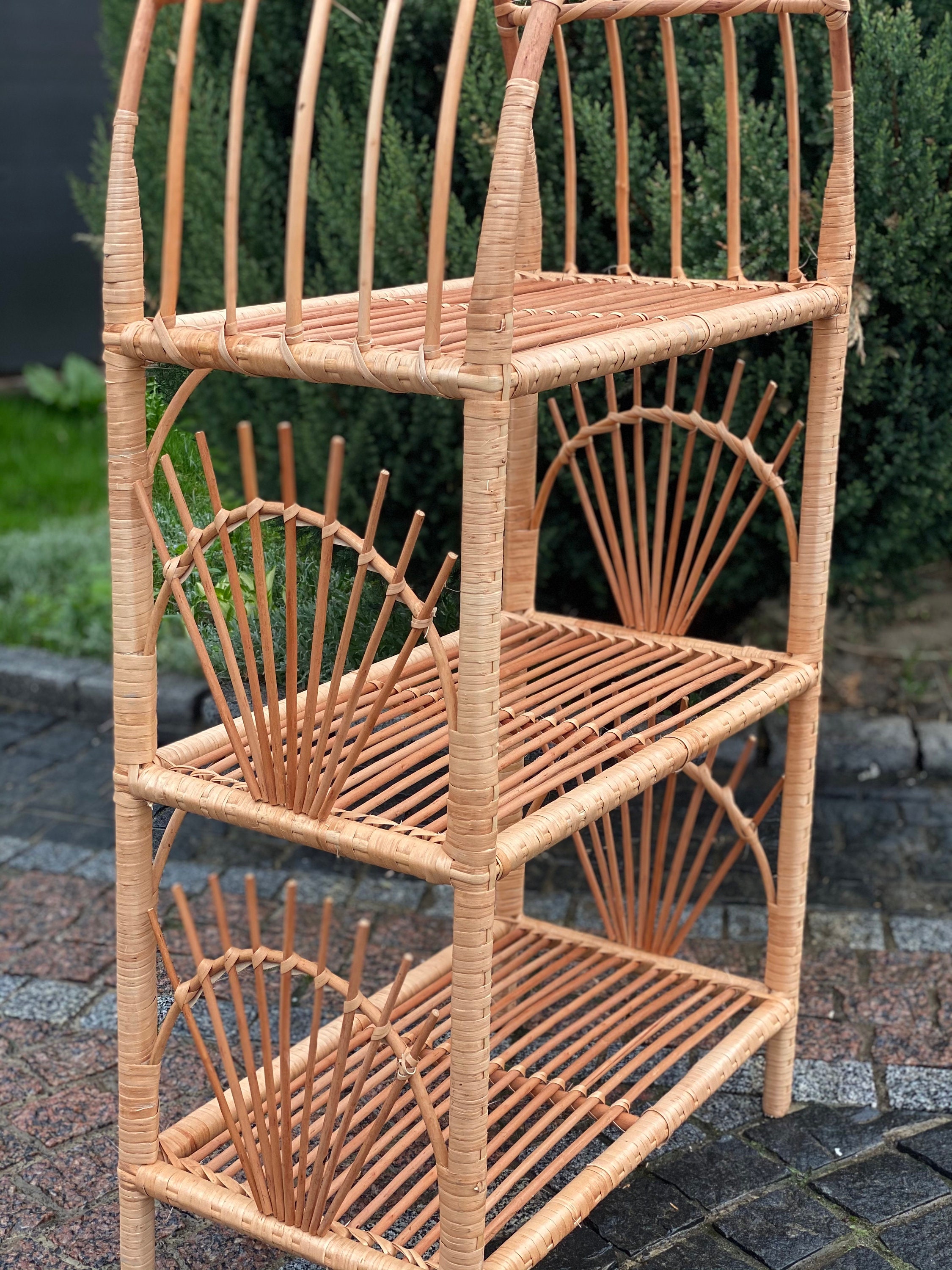 Storage & Organization Rattan Bookshelf Rattan Furniture Rattan Outdoor