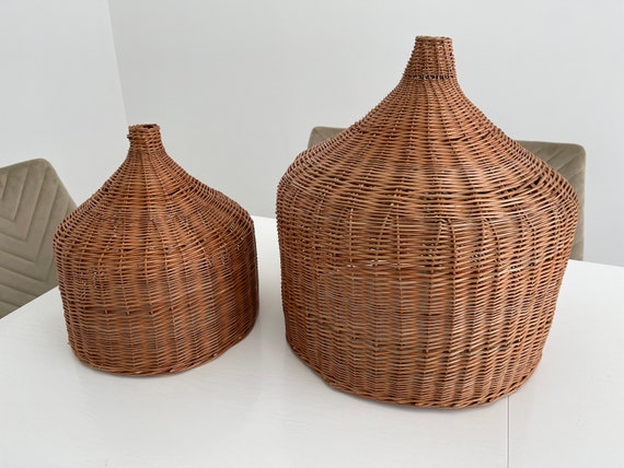 Rattan Pendant Light, Wicker Lamp Shade