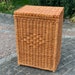 Wicker laundry basket laundry hamper, basket