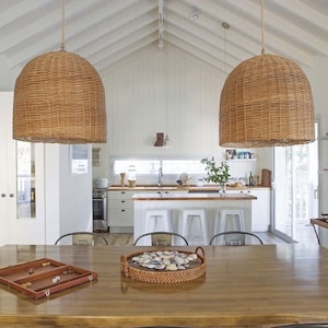Pendant lamp, Lampshade, Rattan lampshade, Rattan pendant lamp