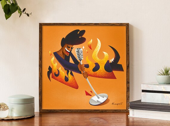 Hot Pants Poster Illustration Print 40x40 31x31 Etsy