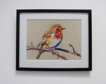Robin Red Breast - bird print