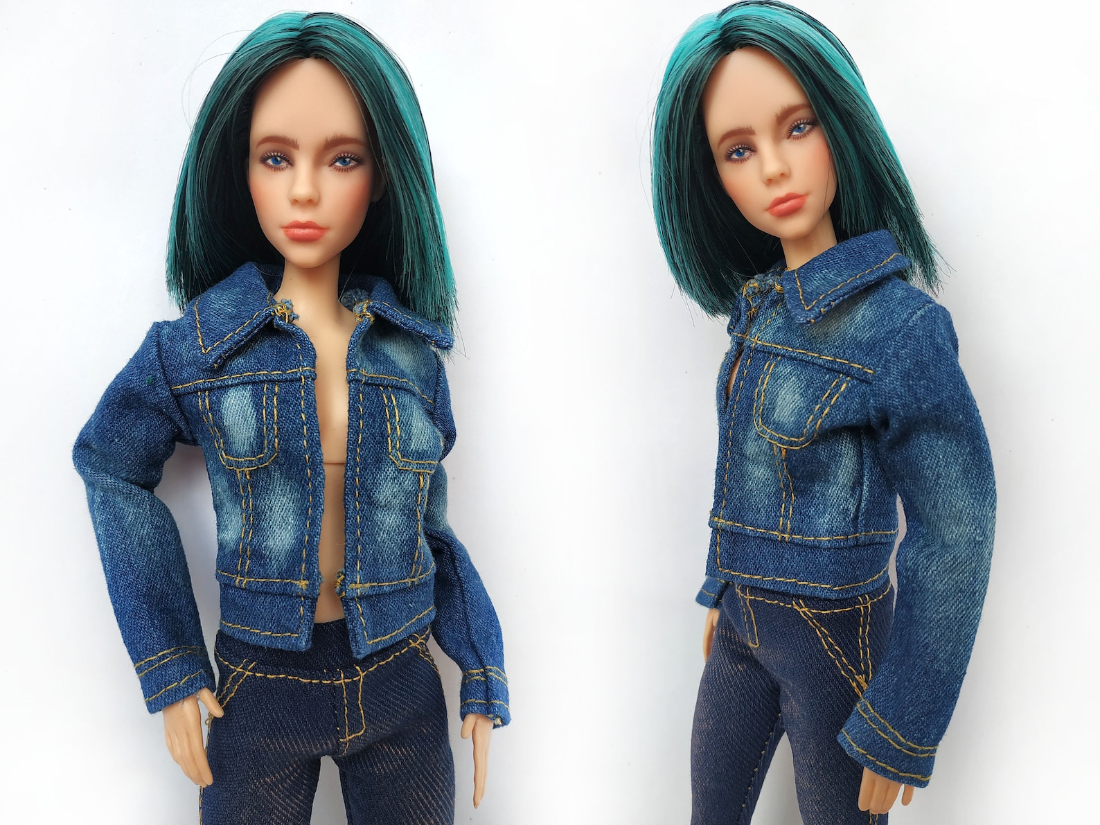 Barbie clothes Barbie denim jacket Barbie doll clothes | Etsy