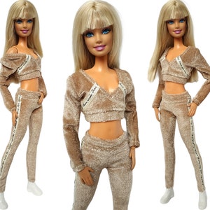 Doll clothes - Top and pants for doll 11.5 inch, Doll sports suit, Doll outfit, Fashion doll clothes made to move fashionistas