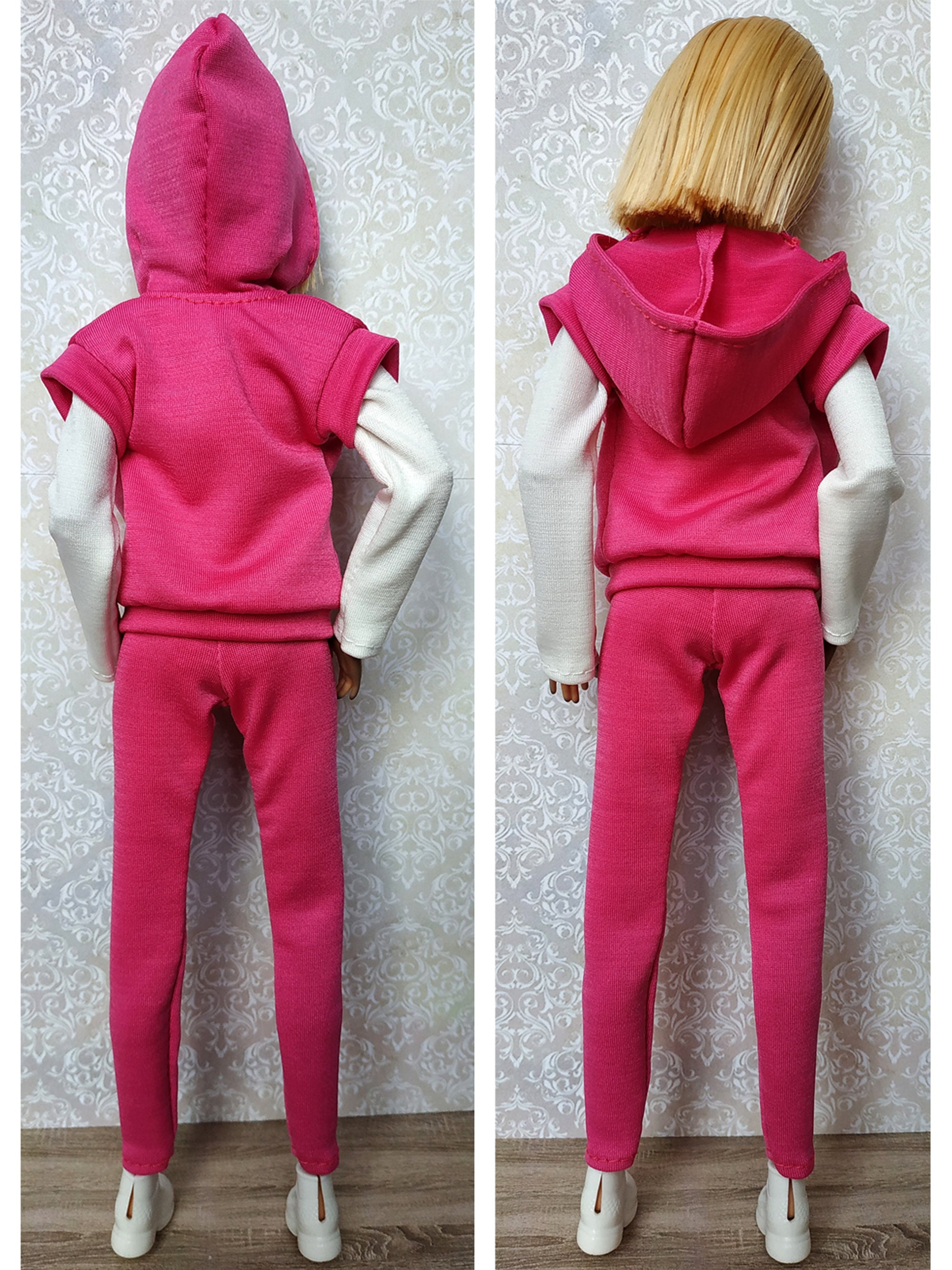 Barbie doll clothes Barbie tracksuit Barbie blouse vest | Etsy