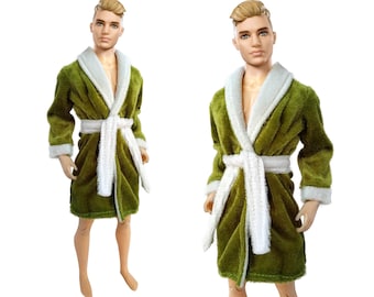 Doll clothes - Male doll robe - Doll clothes, Male doll clothes 12 inches, made to move fashionistas, Male doll outfit