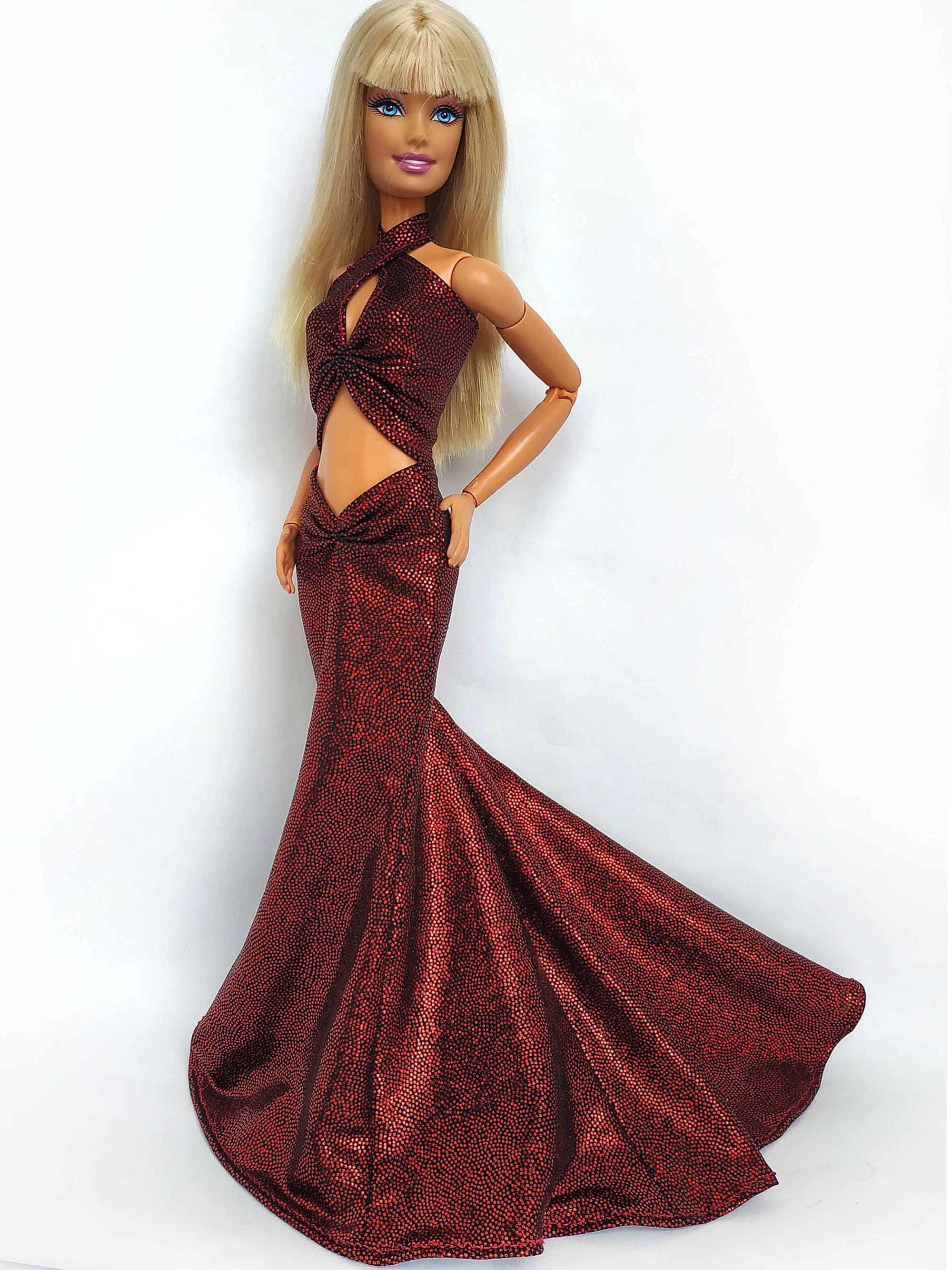 Kleidung für Barbie Barbie Abendkleid Barbie Outfit Kleid Etsy