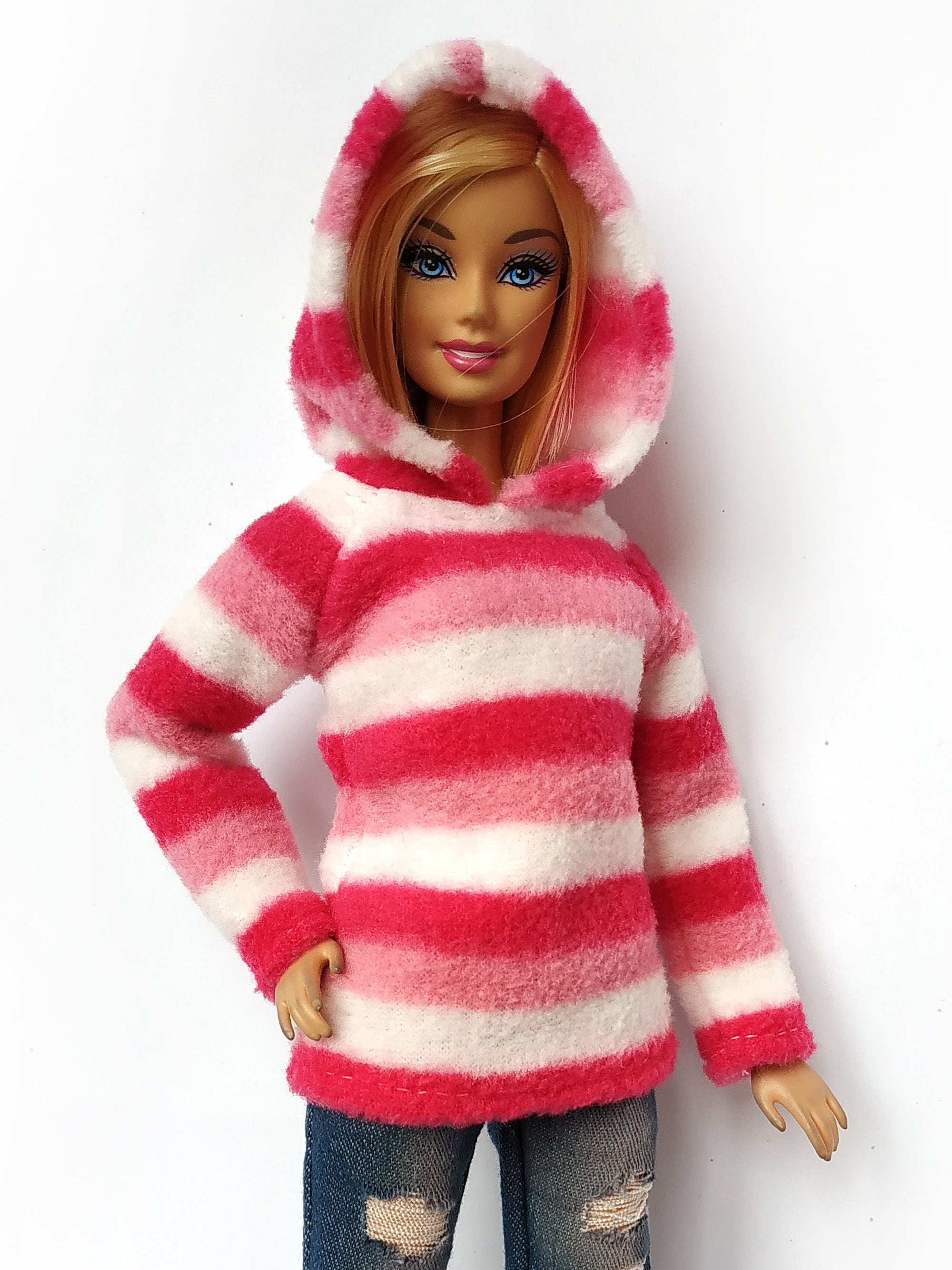 Blau Pailletten Kleidung Set Für Ken Junge Puppe Mode Mantel Hose