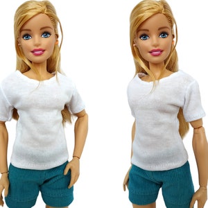 Doll clothes - T-Shirt for doll 11.5 inch, Doll outfit, fashion doll clothes, Doll top, Fashion doll clothes made to move fashionisas