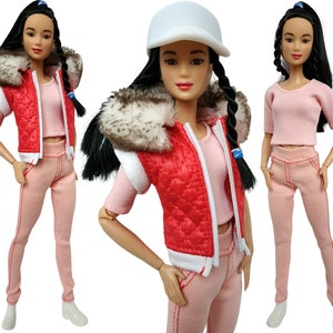 Clothes for doll - jacket, pants, T-shirt for doll 11.5 inch, Doll outfit, doll clothes, Fashion doll clothes made to move fashionistas