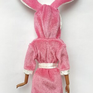 Handmade Robe with Ears, Bathrobe: Clothes for doll 11.5 inch image 14