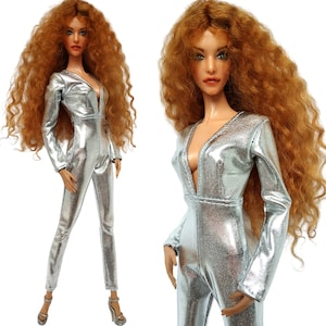 Doll clothes - original jumpsuit for doll 12 inch, Doll outfit, royalty doll clothes, Fashion doll clothes, 12 inches action figure