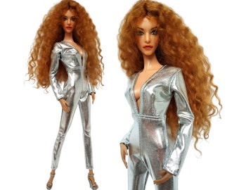 Handmade Doll Clothes: Jumpsuit for doll 12 inch, Fashion Royalty Outfit