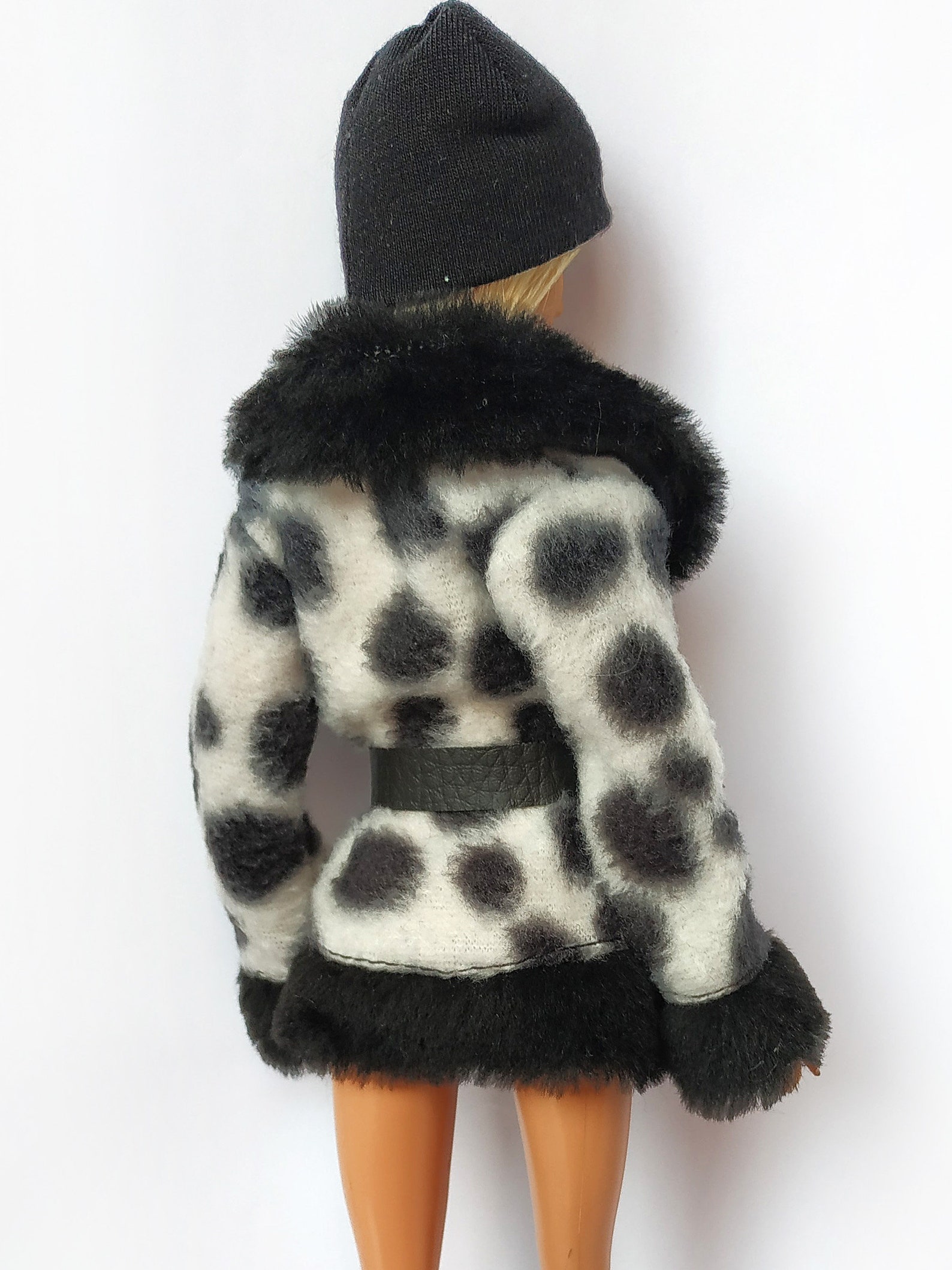 Barbie Clothes Barbie Fur Coat and Hat Barbie Winter Coat | Etsy