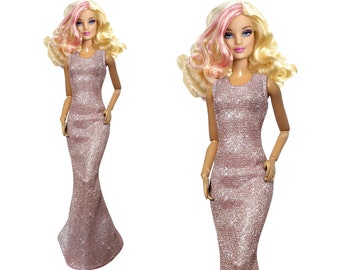 Handmade Doll Clothes: Evening dress for doll 11.5 Inch