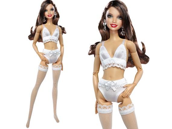 Doll Clothes Lingerie for Doll 11.5 Inch Panty, Bra and Stockings