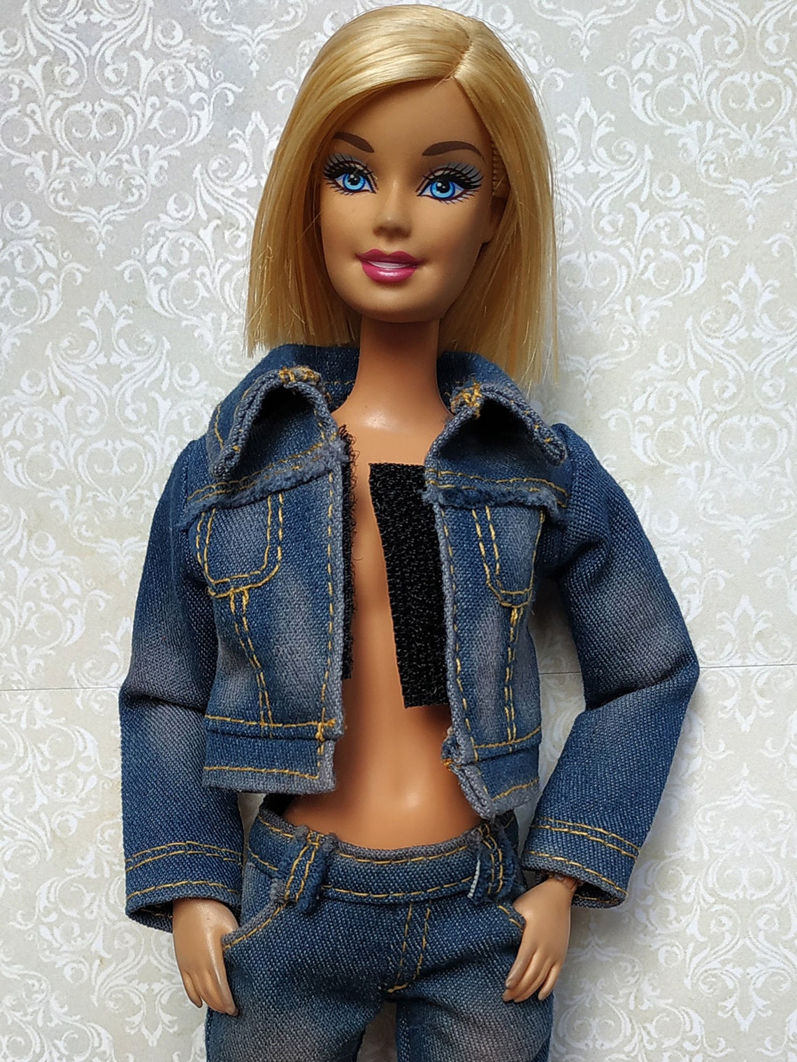 Clothes for Barbie Denim Jacket for Barbie Doll Doll Etsy