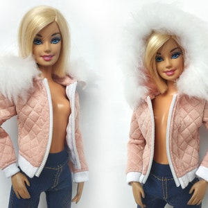 Doll clothes -  jacket for doll 11.5 inch - Doll winter coat, Doll outfit, Clothes for doll, Fashion doll clothes made to move fashionistas