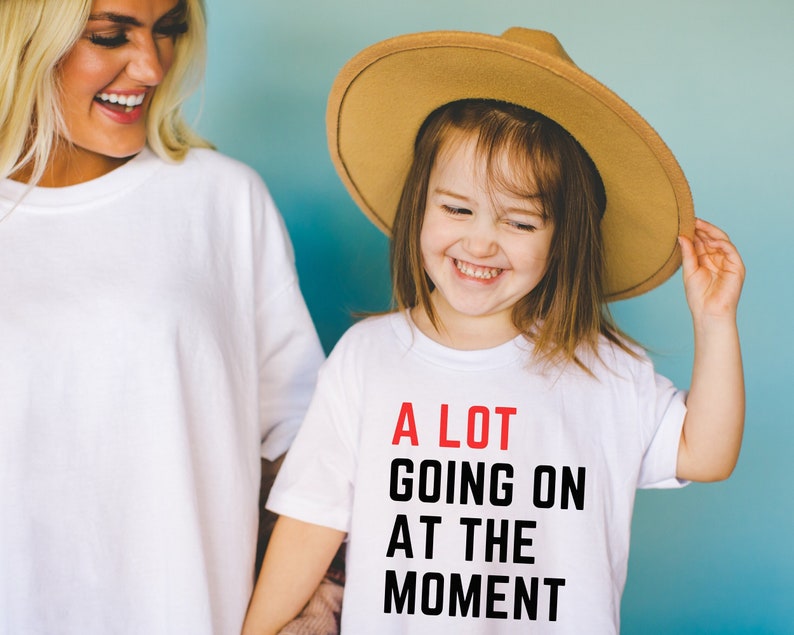 A Lot Going on at the Moment Tshirt Kids Shirt Taylor Swiftie Merch Accessories image 1
