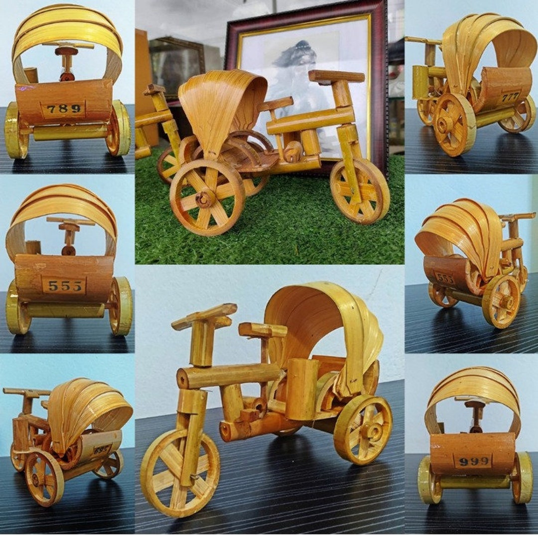 Antique Tricycle Toy Car with Registration Number Antique Etsy