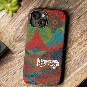King Gizzard Handyhülle, King Gizzard Art, Tough Cover, Geschenk für Konzertgänger, Festival, IPhone, Samsung