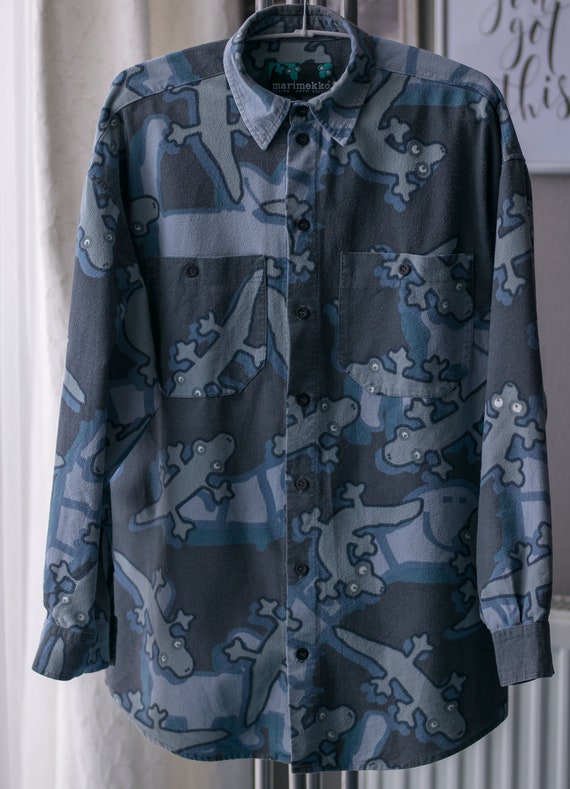 Vintage Mens Shirt MARIMEKKO Size S