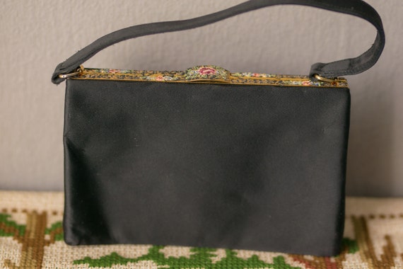 Vintage Exclusive Hand PAINTED Waldybag Black Hand