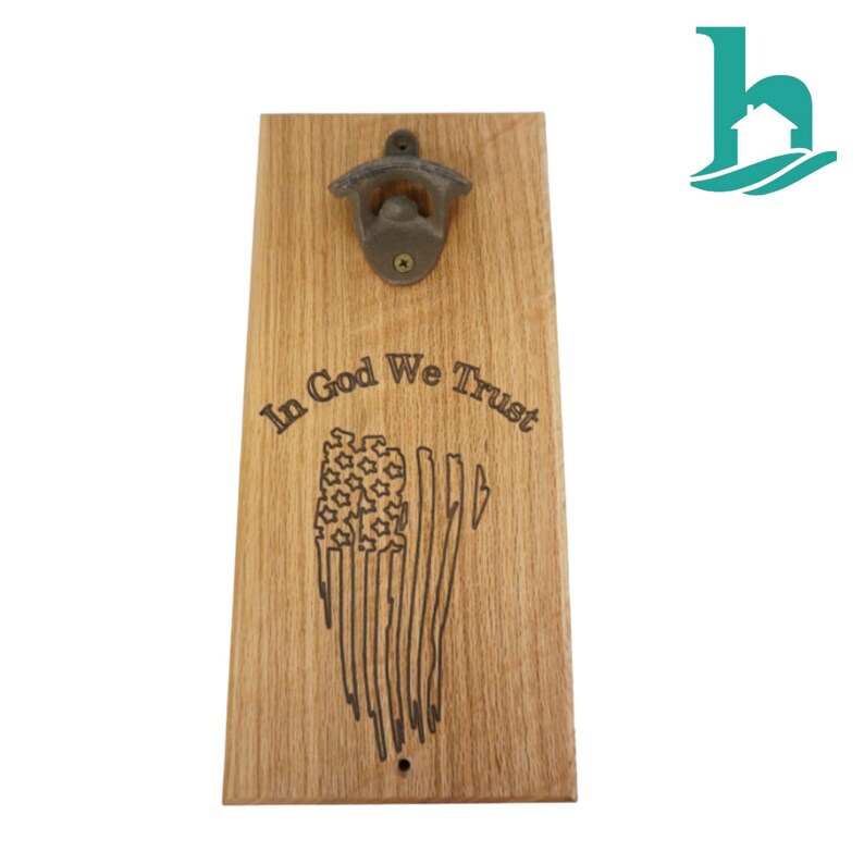 White Oak Bottle Opener
