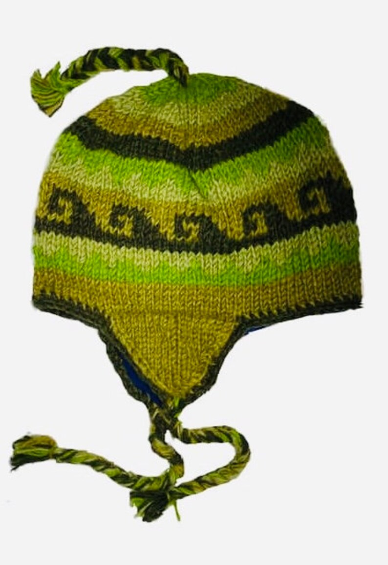 Himalayan Woolen Cap Fleece Lined Sherpa Cap With Ear Flaps/ Etsy UK