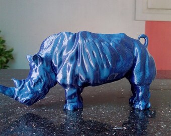 サイの置物（装飾用）、サイのホームデコレーション、アートと