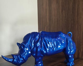 サイの置物（装飾用）、サイのホームデコレーション、アートと