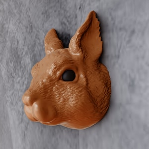 wall mounted squirrel head, wall art