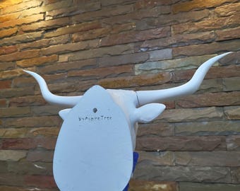 テキサスロングホーン牛の頭の壁掛け農場と家の装飾、牛 - Etsy 日本