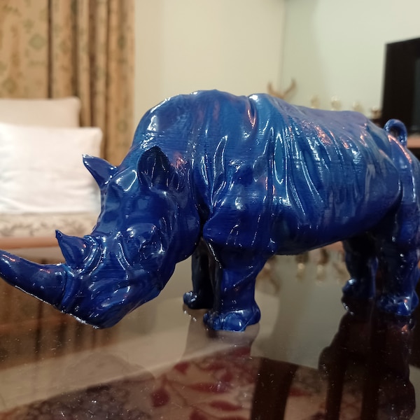 Rhino statue for decor, Rhinoceros home decor, art and collectibles, home and living, rhinoceros, collectibles, figurines and knick knacks,