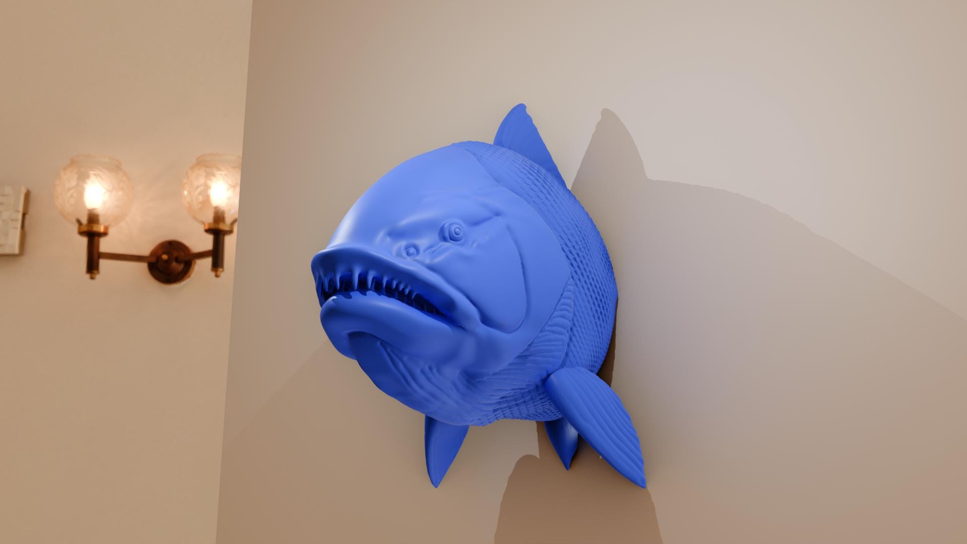 Piranha fish taxidermy - Etsy 日本