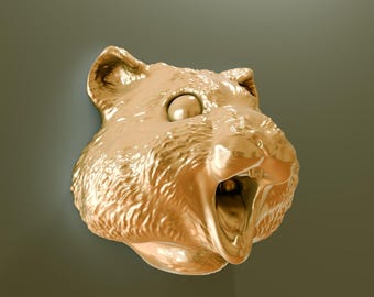 Hamster screaming head wall mount Faux taxidermy decor rat rodent head/decor/home & living/wall decor/faux taxidermy/antelope/ curiosities