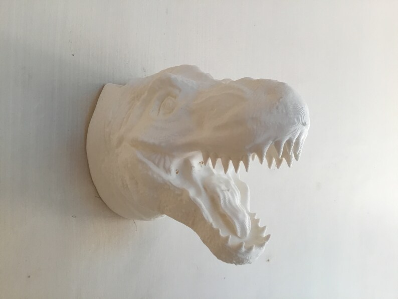 wall mounted t rex head