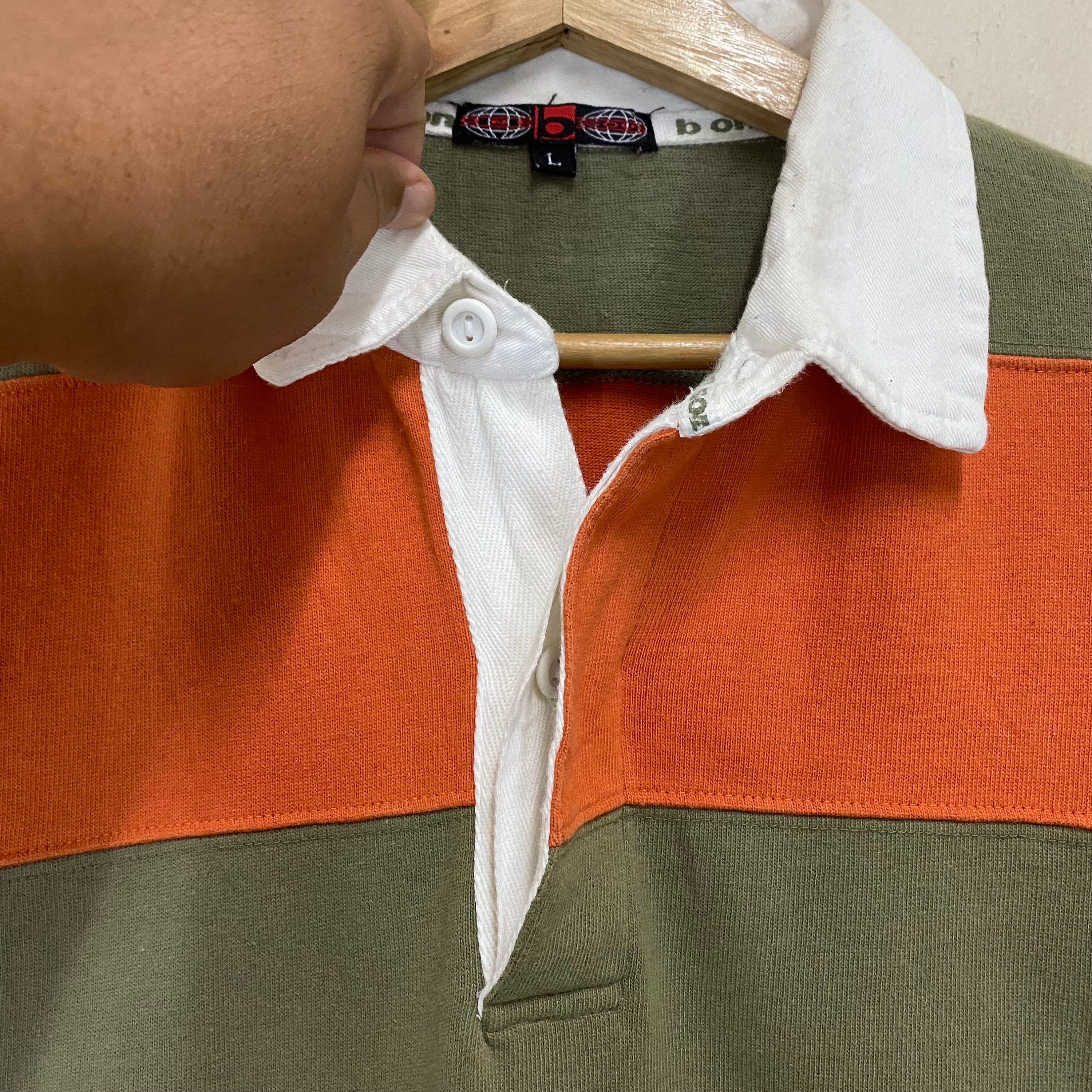 Pickk!! Vintage 90's B One Soul Polo Rugby Hip Hop Swag Urban
