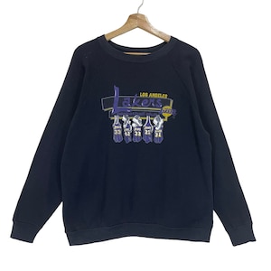 Pick!! Vintage 80s NBA Los Angleles Lakers Made in Usa Crewneck Sweatshirt Los Angleles Basketball Lakers Crewneck Sweatshirt Size M