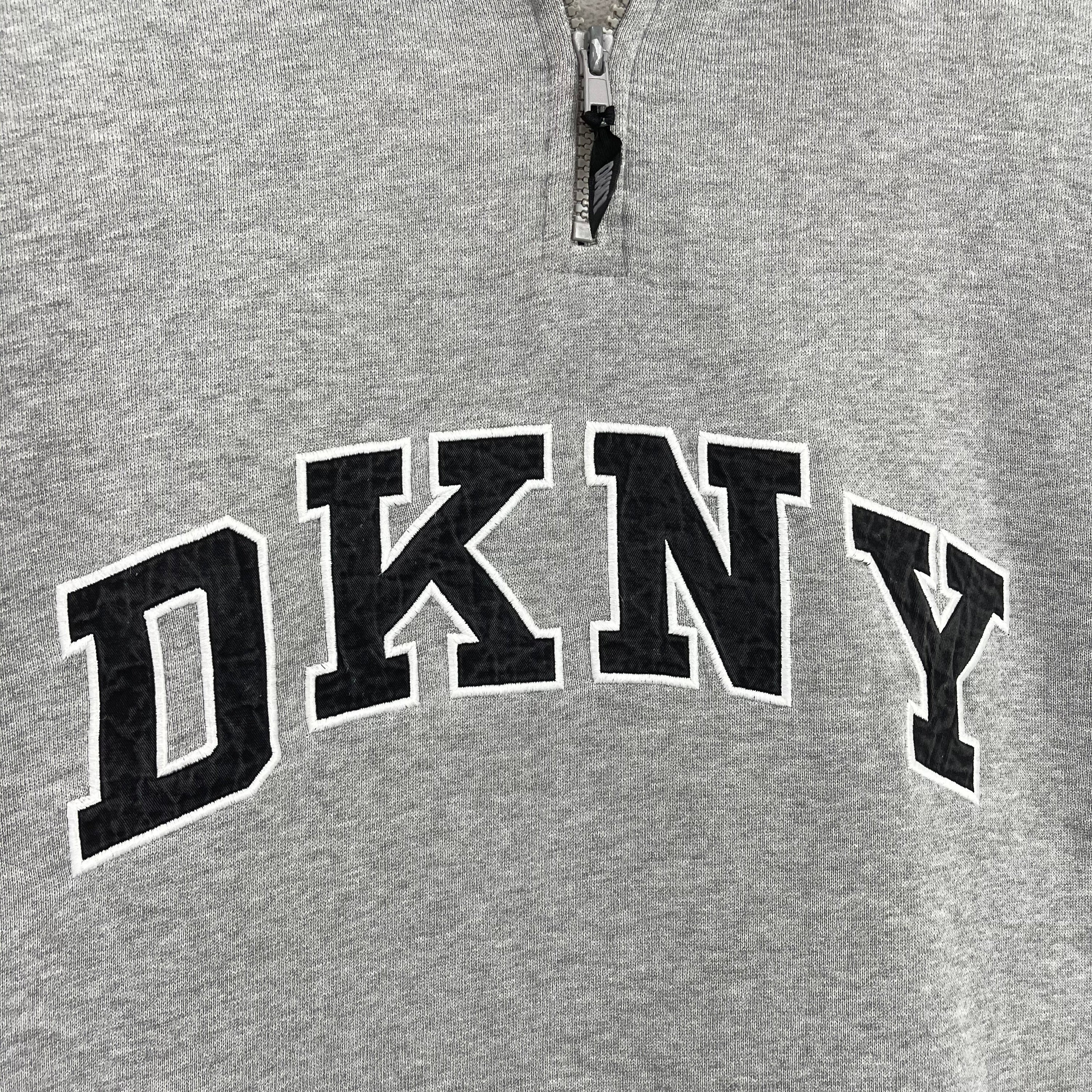 PICK!! 90年代ヴィンテージ DKNY ハーフジップ スウェットシャツ DKNY 
