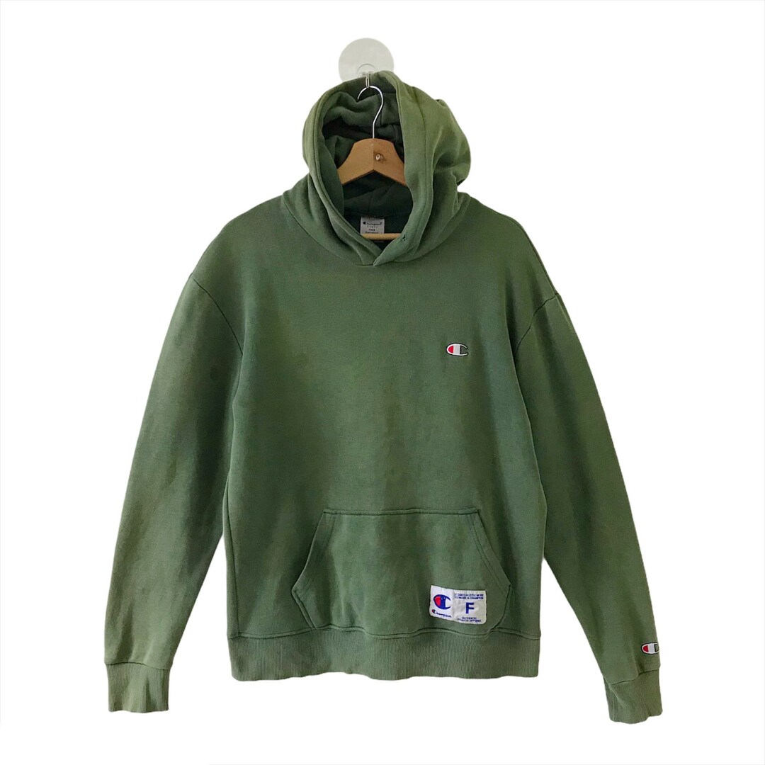 Champion hoodie 2024 olive green