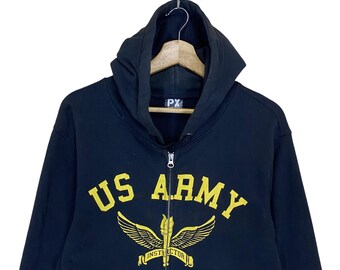 Pick!! Vintage Avirex Us Army Zipper Hoodies Avirex Usa Sweater