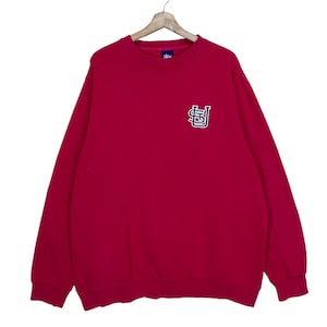 PICK!! Vintage 90s Stussy Small Logo Crewneck Sweatshirt Stussy Crewneck Sweatshirt Size L