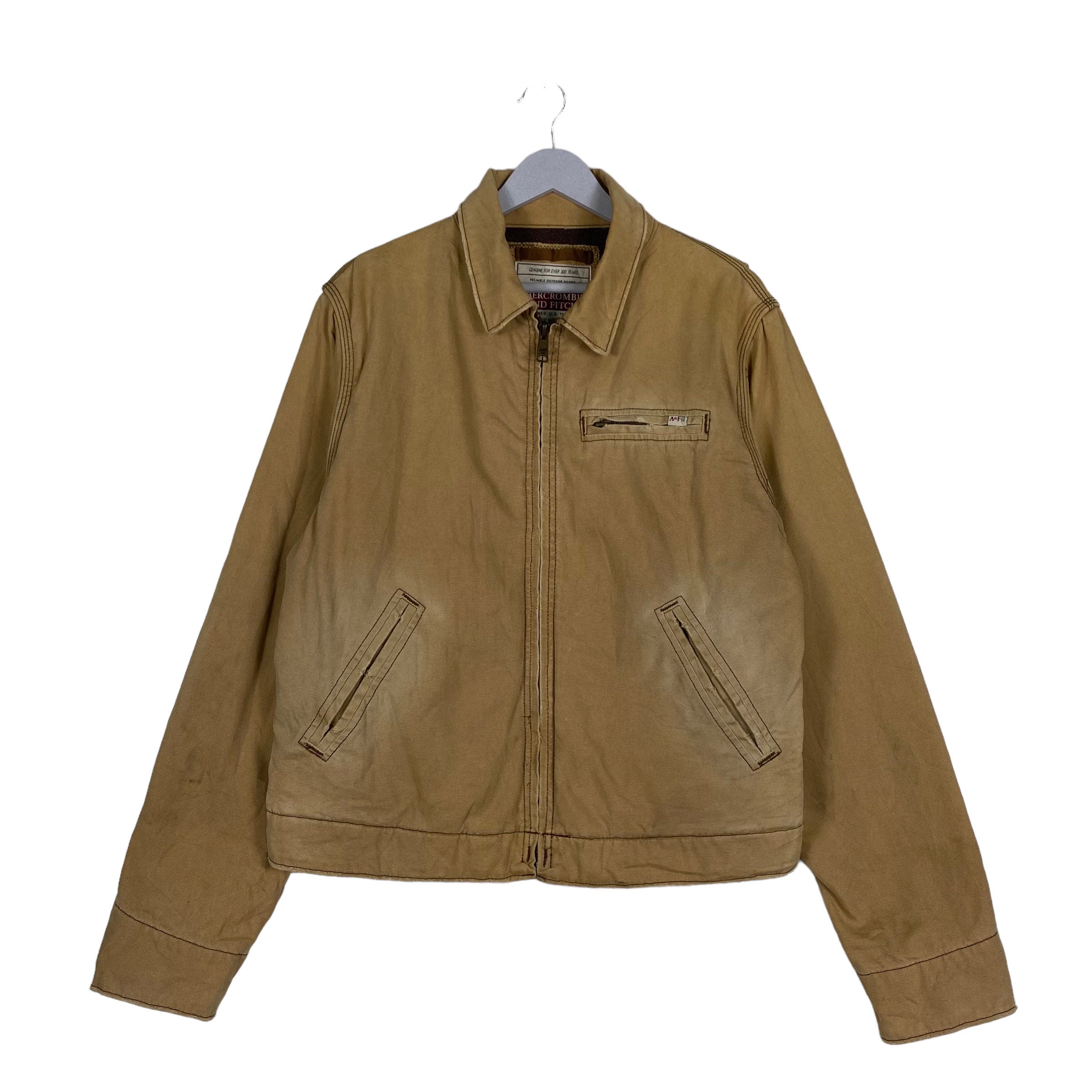 注目ブランド RARE!! Vintage Abercrombie Workwear Abercrombie Detroit Duck ジャケット・アウター
