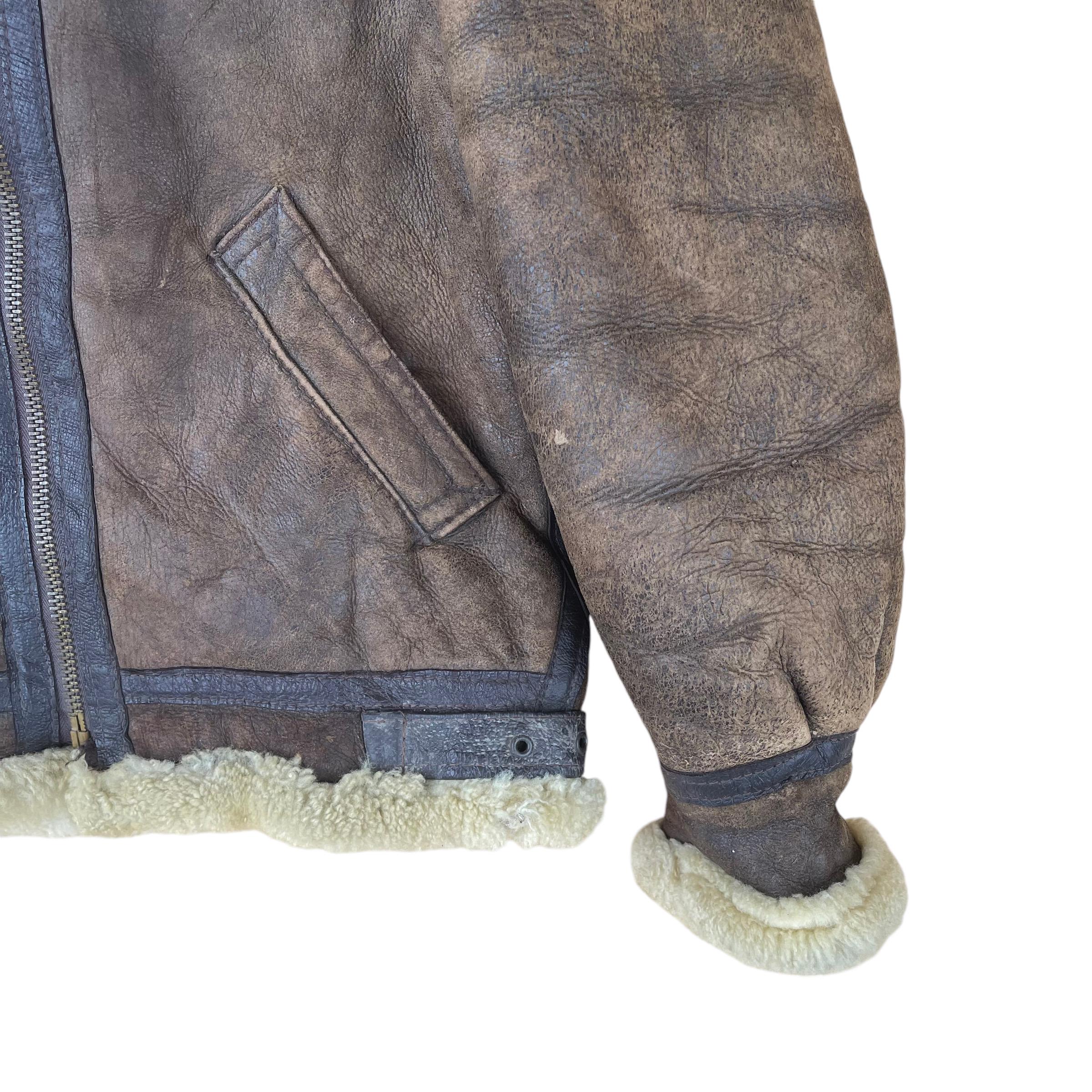Pick!! Vintage 90s Type B-3 Schott Bros Inc Leather Jacket Schott