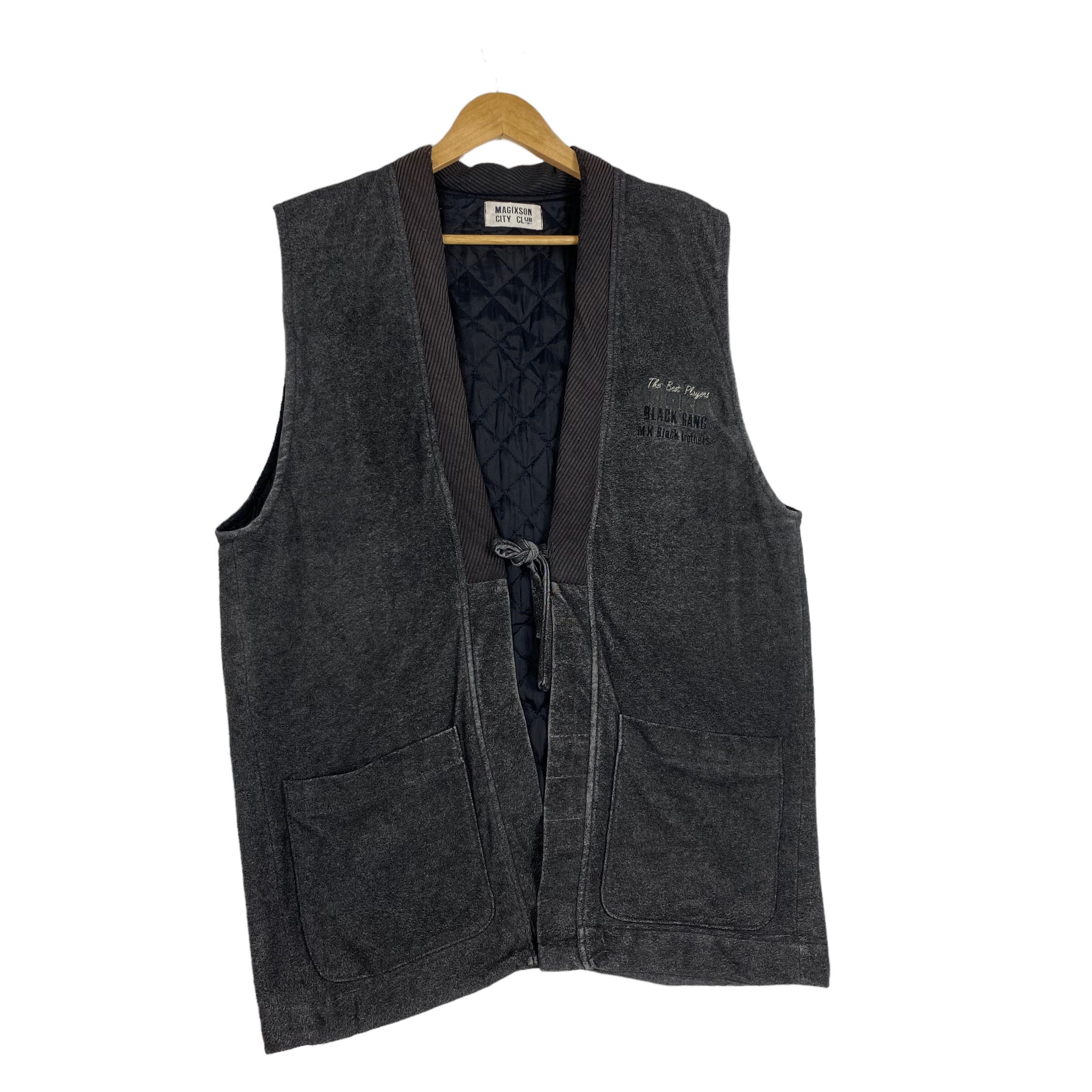トップス (vintage)90s mark's work wear house vest Historical Emporium Men's Commander Cotton Casual Work Vest