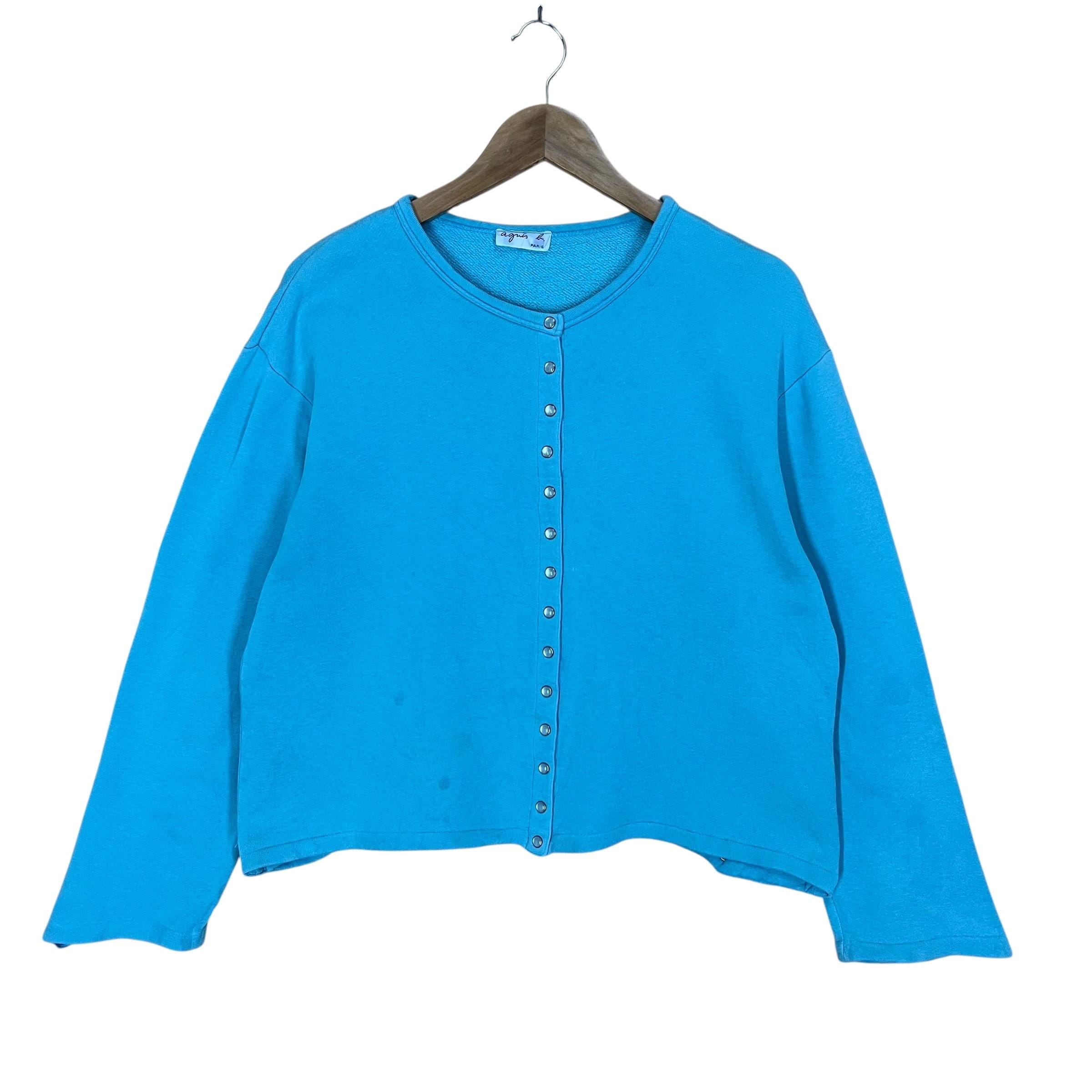 Pick!! Vintage 90s Agnes B Snap Button up Cardigan Agnes B