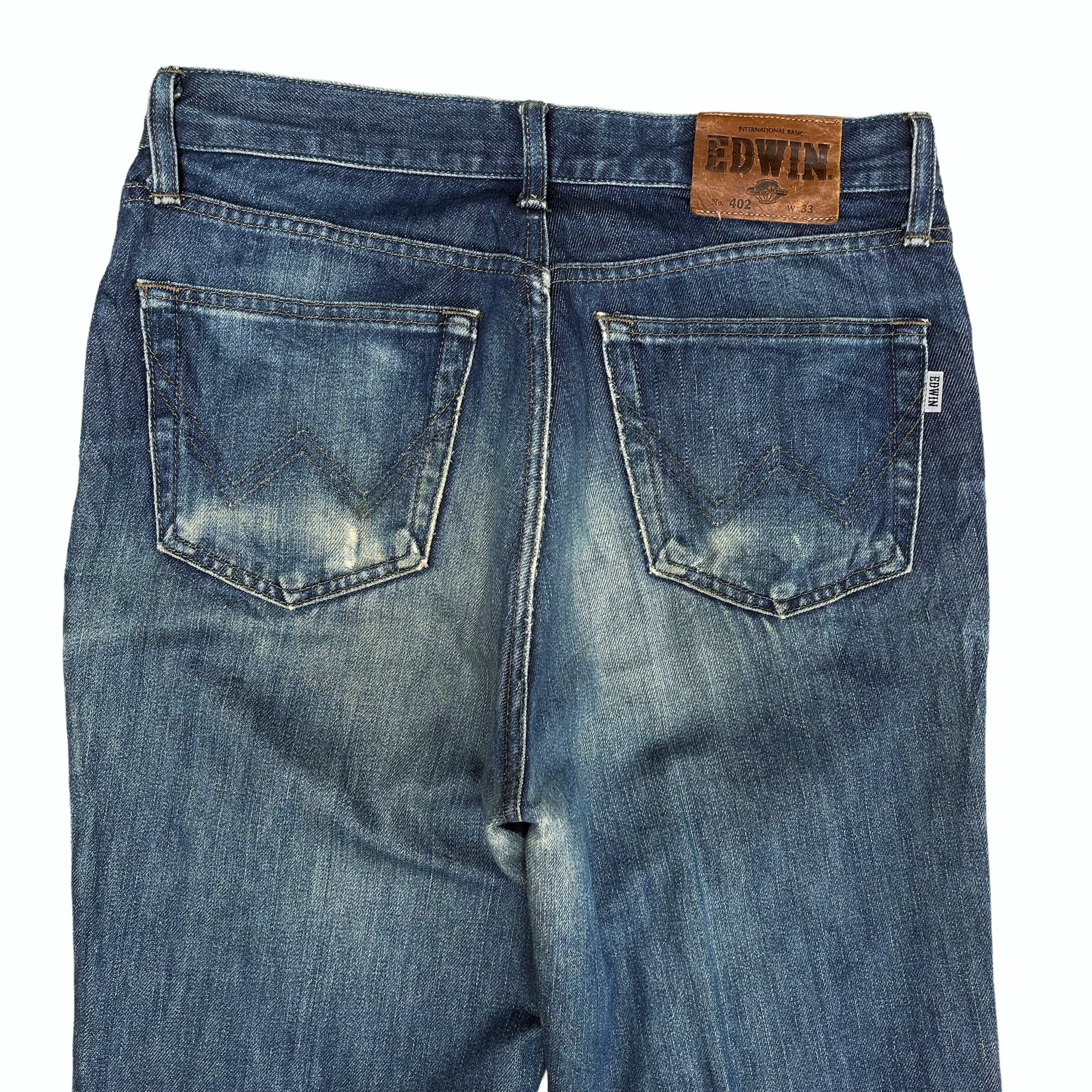 PICK!! Vintage Edwin 402 Distressed Denim Jeans Edwin 402 Denim 